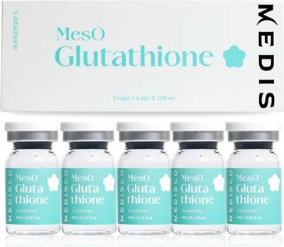 Image de Medisco Meso Glutathione pour le système de mésothérapie par micro-aiguilletage 5 x 4 ml