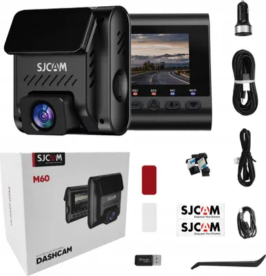 Zdjęcie produktu dla WIDEOREJESTRATOR do samochodu SJCAM M60 Dashcam kamera 4K30FPS HDR WiFi GPS