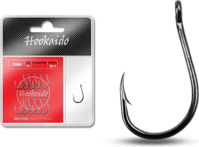 Produktbild von 10 x DELPHIN HKD CHINU stark geschmiedete Karpfenhaken Angelhaken #1/0