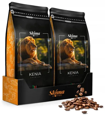 Produktbild von Kaffeebohnen 2 x 1 kg KENIA 100 % Arabica frisch geröstet für Vollautomaten