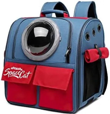 Produktbild von Famanu Katzenrucksack mit Fenster - Tragetasche für Katzen und Hunde