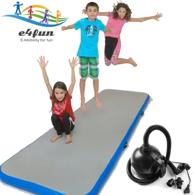 Produktbild von Air Track Matte - Aufblasbare robuste Gymnastik Matte 300 x 100 x 10 cm,