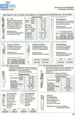 Produktbild von Schüco Schließplatte 208408