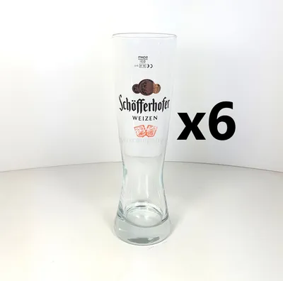 Produktbild von Schöfferhofer Weizen Bierglas 0,5l - 6er Set