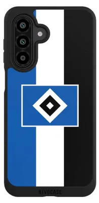 Produktbild von NIVOCASE Handyhülle für Samsung Galaxy A17 5G  Hülle NIVOpure Case Schwarz HSV Hamburger SV Streifen
