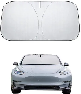 Obrázek produktu pro Sluneční clona do nákladního vozidla, rozměry 140 x 70 cm - ochrana čelního skla - skládací sluneční clona - vhodná pro většinu vozidel - tepelně izolující