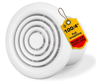 Obrázek produktu pro Ventilátor do koupelny, 100 mm, ventilátor pro odvod vzduchu, vodotěsný, 14 W