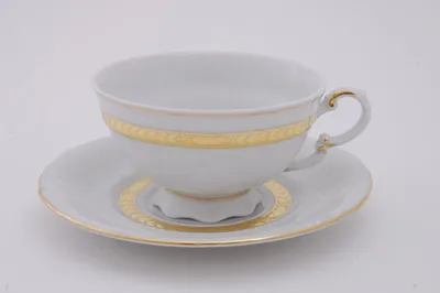 Produktbild von Sonata, Teetasse mit Untertasse, Goldborte, 200 ml, Leander