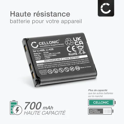 Image de CELLONIC Batterie compatible avec Fuji FinePix J10, J100, J110w, J12, NP-45