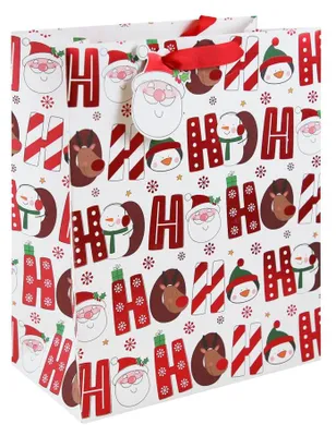 Image de Clairefontaine Sac cadeau de Noël "Hohoho II" moyen