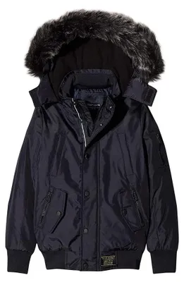 Produktbild von Teddy Smith Jungen B-alfonce Jr Jacke, Blau (Dark Navy 351), 14 Jahre (Herstelle