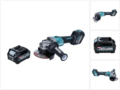 Productafbeelding van Makita GA 023 GD1 accu haakse slijper 40 V max. 125 mm borstelloos XGT + 1x accu 2,5 Ah - zonder oplader