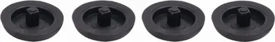 Produktbild von Siena Garden universal Fußkappen 4er Set, schwarz