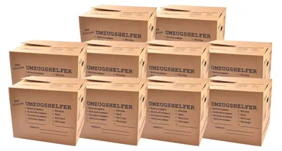 Produktbild von 10x Umzugskartons 41x35x34 Umzugskisten Bücherkiste Archivkartons Transportbox