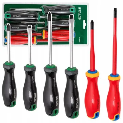 Produktbild von Stalco Schraubendreher-Set S-12626 6-teilig isoliert magnetisch