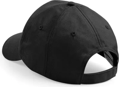 Produktbild von Beechfield Uni Original Baseballkappe mit 5 Paneelen PC2097 (Einheitsgröße) (Schwarz)