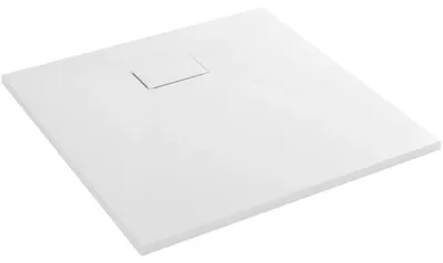 Obrázek produktu pro Sprchová vanička čtvercová Gusto - SMC/minerální kompozit - strukturovaná bílá matná - 90x90x3 cm