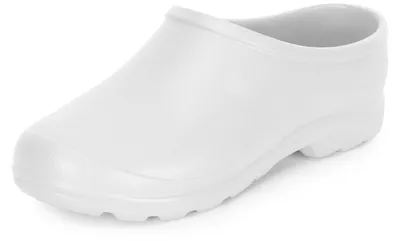 Produktbild von Ladeheid Damen und Herren leichte Eva Clogs Gartenclogs Gartenschuhe LADW001 (Weiß, 41)