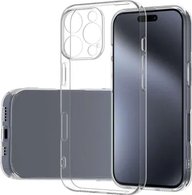 Image de Coque de protection en TPU Lenuo pour iPhone 16 Pro transparente