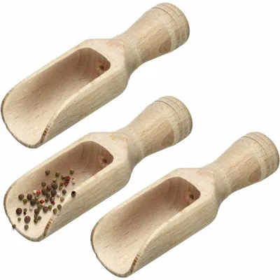 Produktbild von Westmark 3 Gewürzschaufeln »Woody« Midi, 4 ml 91952270