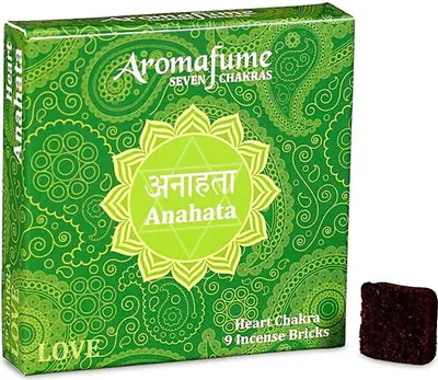 Produktbild von Aromafume Chakra Räuchersteine 4. Chakra – Packung mit 3 Stück – 40 g