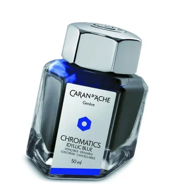 Obrázok produktu pre Atrament "Chromatics", idyllic blue, 50 ml, CARAN D'ACHE 8011.140