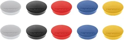 Image de magnetoplan 1664210 magnetoplan Discofix aimant rond "standard", couleurs assorties
