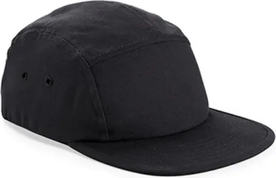 Produktbild von Beechfield B654 | Canvas 5-Panel Cap / Kappe / Mütze / Hut - Farbe: Black - Größe: One Size