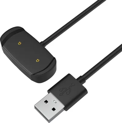 Image de Câble compatible avec Amazfit GTR 2 / GTR 2e / GTS 2 / GTS 2e / GTS 2 Mini/GTS 4 Mini/BIP U/T-Rex Pro/Pop/BIP 3 - Adaptateur de charge USB de rechange de 1m pour smartwatches Phonillico®