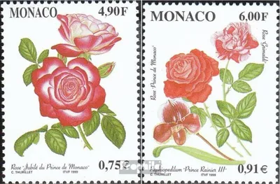 Produktbild von Briefmarken Monaco 1999 Mi 2445-2446 (kompl.Ausg.) postfrisch Blumenzüchtungen