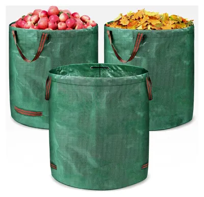 Produktbild von Stabiler Gartenabfallsack 3x 272L mit Griffen