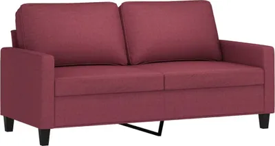 Obrázok produktu pre vidaXL 2-miestna pohovka Vínovočervená 140 cm Látka