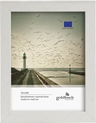 Image de Goldbuch Tallinn weiß 15x20 Holzrahmen Portrait 920394