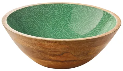 Image de Zassenhaus Schüssel BRUSH GREEN, Mango, Ø 30 cm x 11,5 cm 80414 4006528080414
