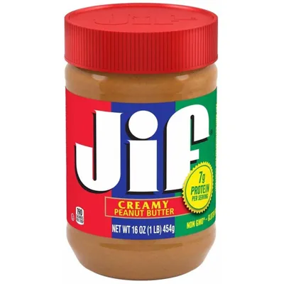 Produktbild von Jif | Cremige Erdnussbutter | 454 g | 1 Stück
