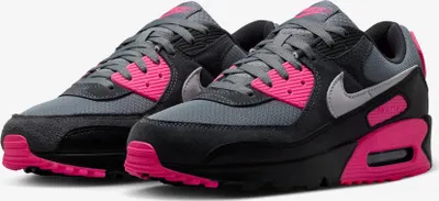 Produktbild von Nike Air Max 90 "Wolf Grey Hyper Pink" Grau/Rosa, Größe: 43