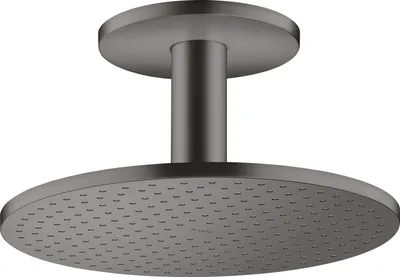 Produktbild von hansgrohe Kopfbrause 300 1jet Axor m Deckenanschluss, brushed black chrome