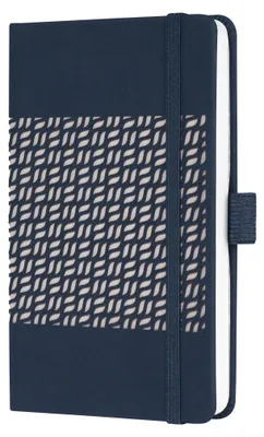 Produktbild von SIGEL JN204 Notizbuch Jolie®, Hardcover, ca. A6, liniert, dunkelblau, 174 S.