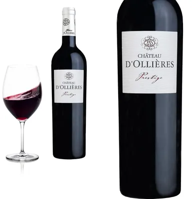 Produktbild von 2020 Côteaux Varois en Provence rouge PRESTIGE von Château d'Ollières - Rotwein