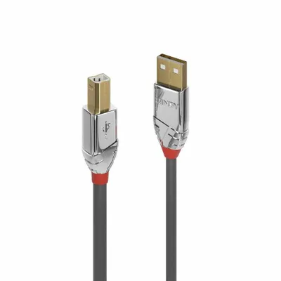 Produktbild von LINDY USB 2.0 Kabel Typ A/B Cromo Line M/M 5m