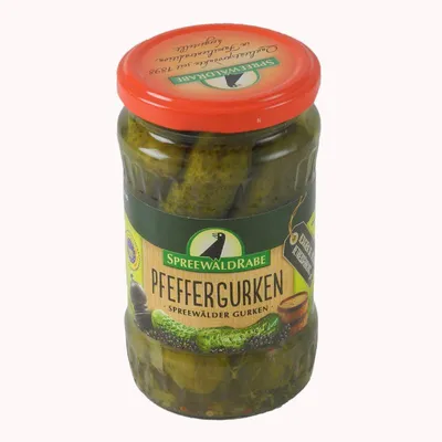 Produktbild von Pfeffergurken von Spreewald-Rabe (370 ml Glas)