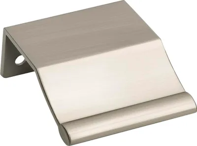 Image de Poignée de porte Alioth LA, diamètre 32 mm, largeur 45 mm, finition aluminium imitation acier inoxydable