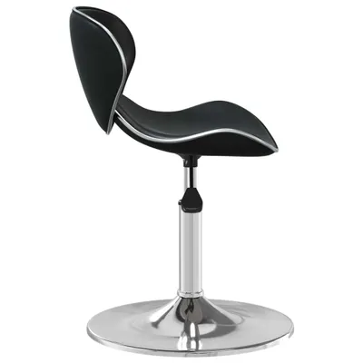 Produktbild von "im Sonderangebot"Wohnzimmerstuhl moderne - CLORIS - Polsterstühle für Esszimmer, Esszimmerstuhl Schwarz Kunstleder - 45,5 x 45 x (61-76) cm - DEMöbel6145329