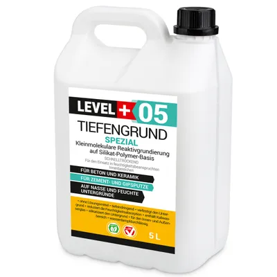 Obrázek produktu pro Hloubkový penetrační nátěr 5L Silicifikační nátěr Level+05