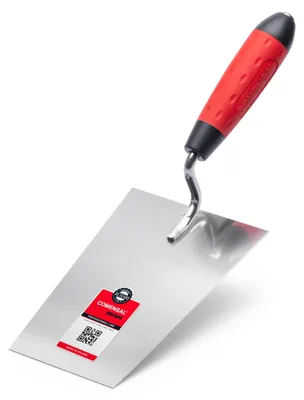 Obrázek produktu pro COMENSAL, stěrka pro zedníka, 180 mm - stěrka na omítku - stěrka pro tmeláře - nerezová ocel