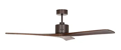 Produktbild von Deckenventilator Macau mit Fernbedienung Bronze / Nussbaum 132 cm