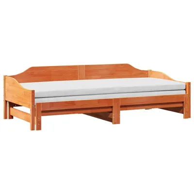 Produktbild von Tagesbett Ausziehbar ohne Matratzen 90x190 cm Massivholz