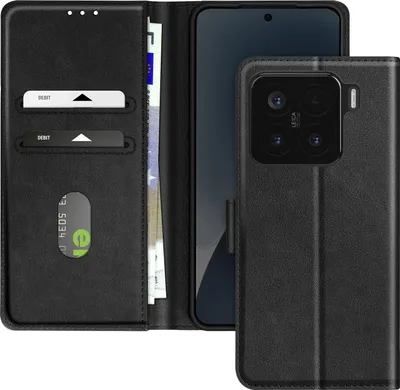 Image de Avizar, Etui Xiaomi 15 rabat Portefeuille Vidéo, Noir