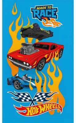 Obrázok produktu pre Detská osuška Hot Wheels Dragons of the Road 30x50 cm