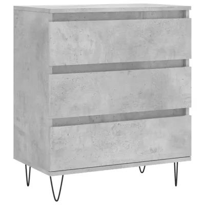 Image de Buffet Gris béton 60x35x70 cm Bois d'ingénierie